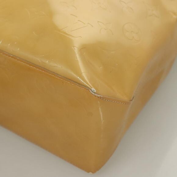 LOUIS VUITTON Monogram Vernis Reade MM Hand Bag Beige M91141 - Picture 14 of 16